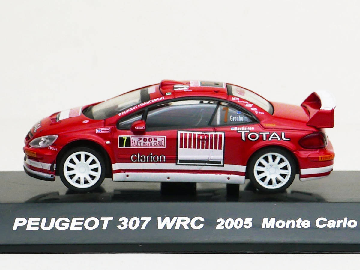 1/64 CM'S プジョー 307WRC #7 Marlboro Monte Carlo 2005 5th ラリーカーコレクションSS08プジョー1_画像2