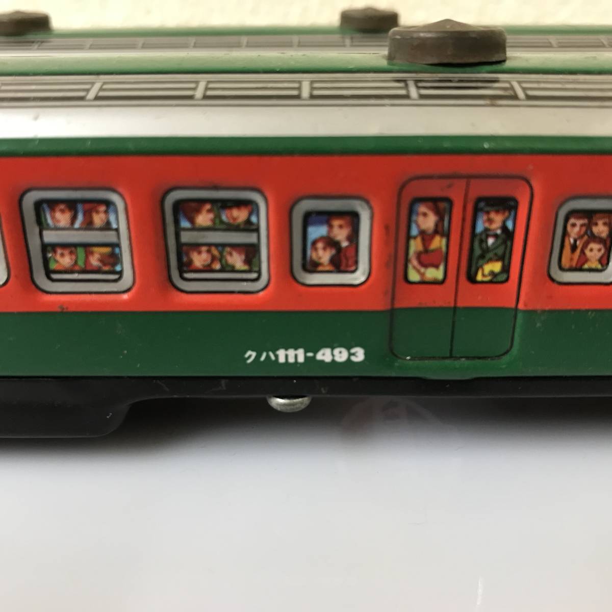 ブリキ JR 電車 クハ 111-493 イチコー 鉄道 列車 長期保管品 2セット _画像3