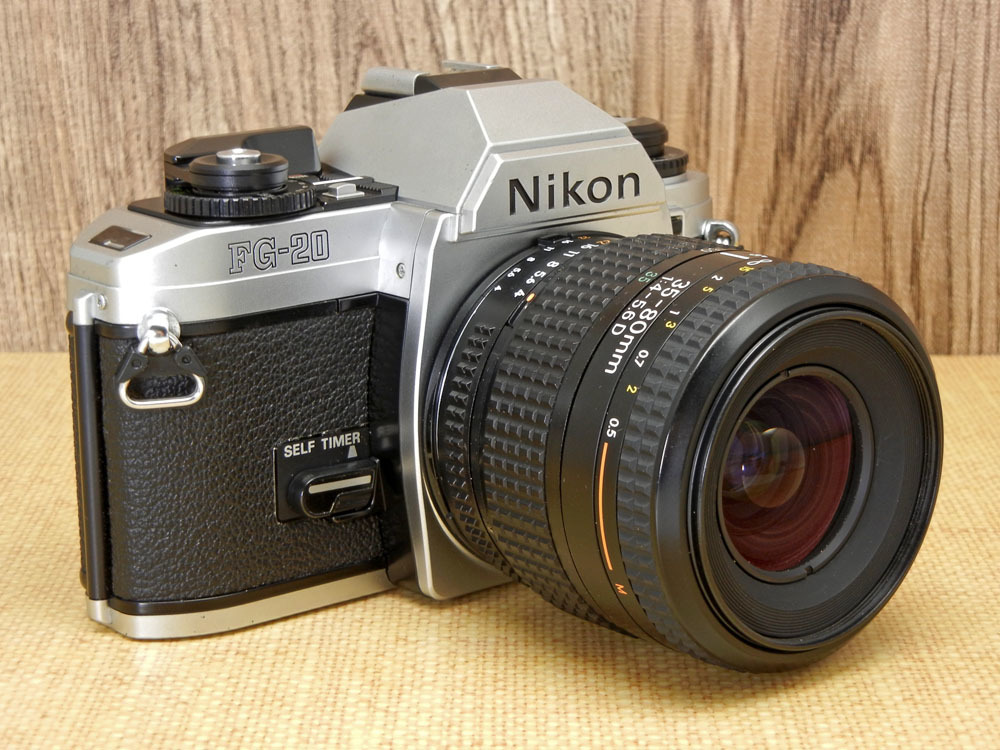 Nikon FG20 シルバー　中古美品　AFニッコール35-80 F4-5.6D レンズ付き_画像3