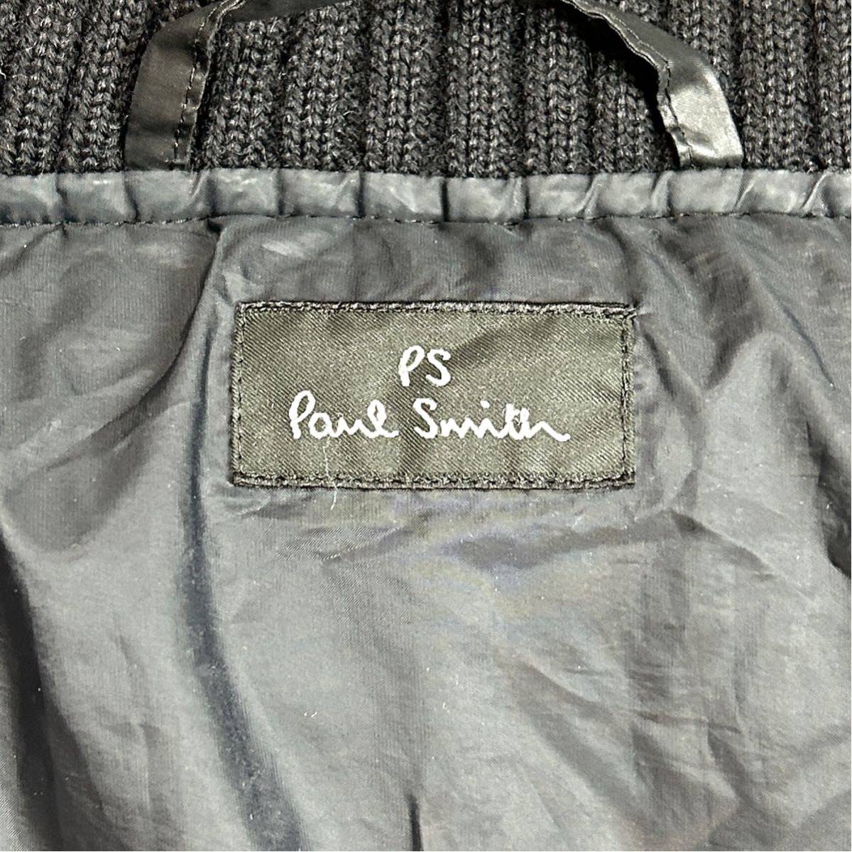 【極美品】 Paul Smith ポールスミス ■ 最高級 ダウンジャケット アウター ■ 黒 ブラック サイズM ■ 袖先リブ 軽量ダウン_画像6