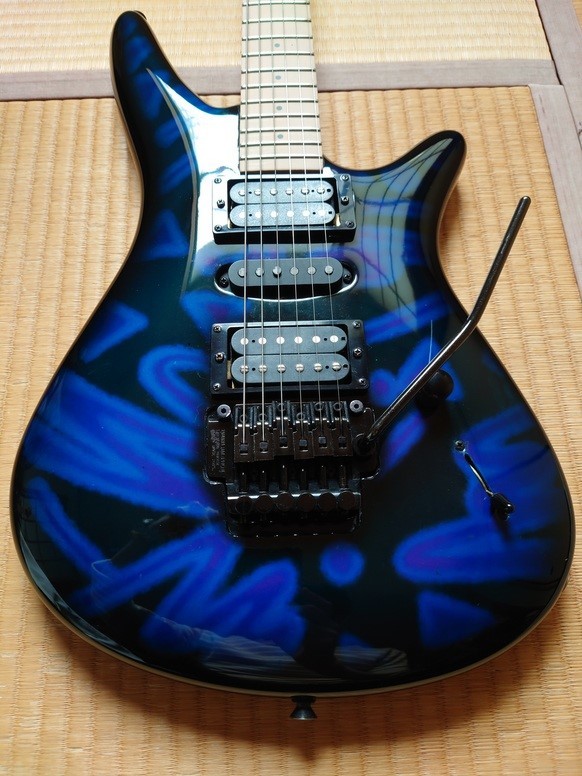 ★激レア!送料無料!★ YAMAHA MG-M2G Mod "Blue Neon"ver! 検) B'z TAK松本 松本孝弘 MG TAKMAN Gibson Les Paul Fender_画像3
