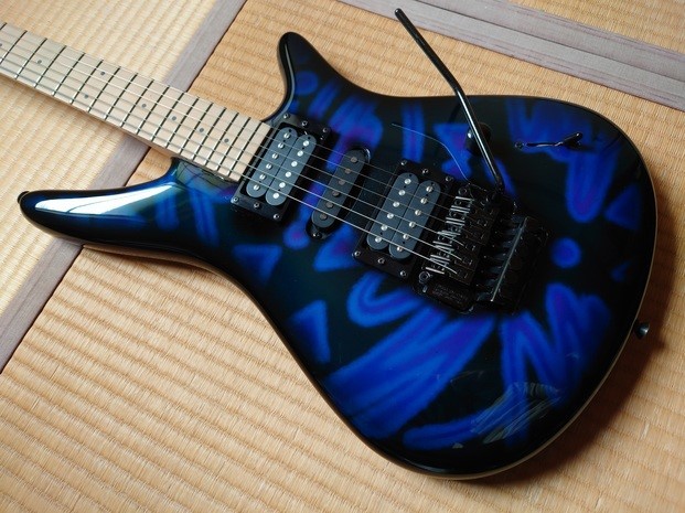 ★激レア!送料無料!★ YAMAHA MG-M2G Mod "Blue Neon"ver! 検) B'z TAK松本 松本孝弘 MG TAKMAN Gibson Les Paul Fender_画像6