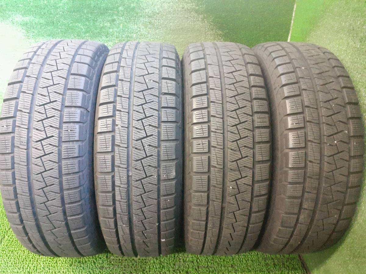 フィアット500 ピレリ ICEASIMMETRICO Plus 175/65R14 社外 14×5.5J 4H/98 溝有スタッドレス付4本 中古 売切!!_画像4