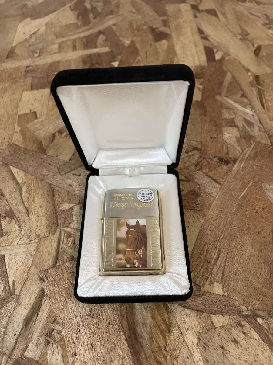 【ZIPPO ディープインパクト 七冠達成記念 ☆未使用品】_画像1