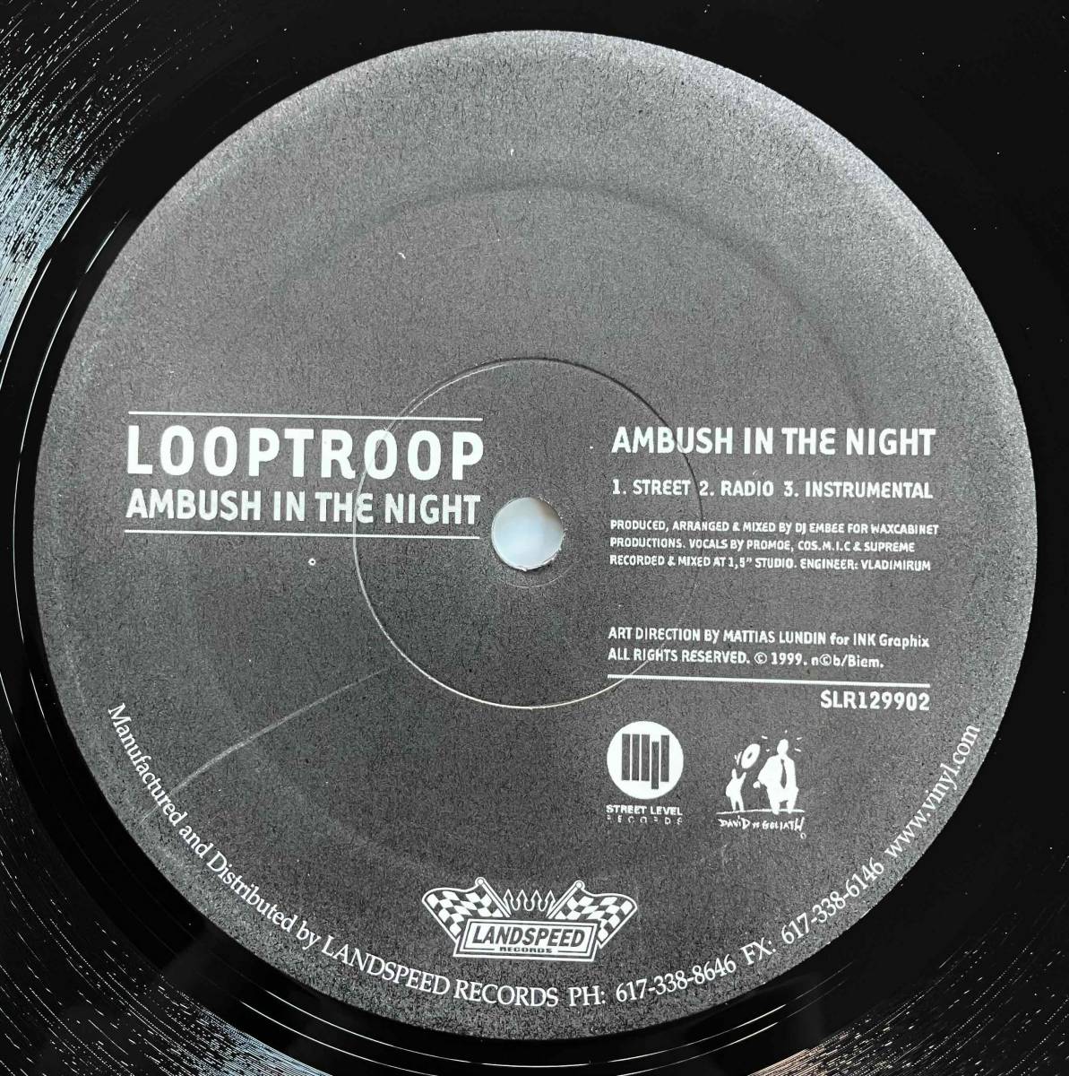 Looptroop / Ambush In The Night【12''】1999 / US / Street Level Records / SLR129902_画像3