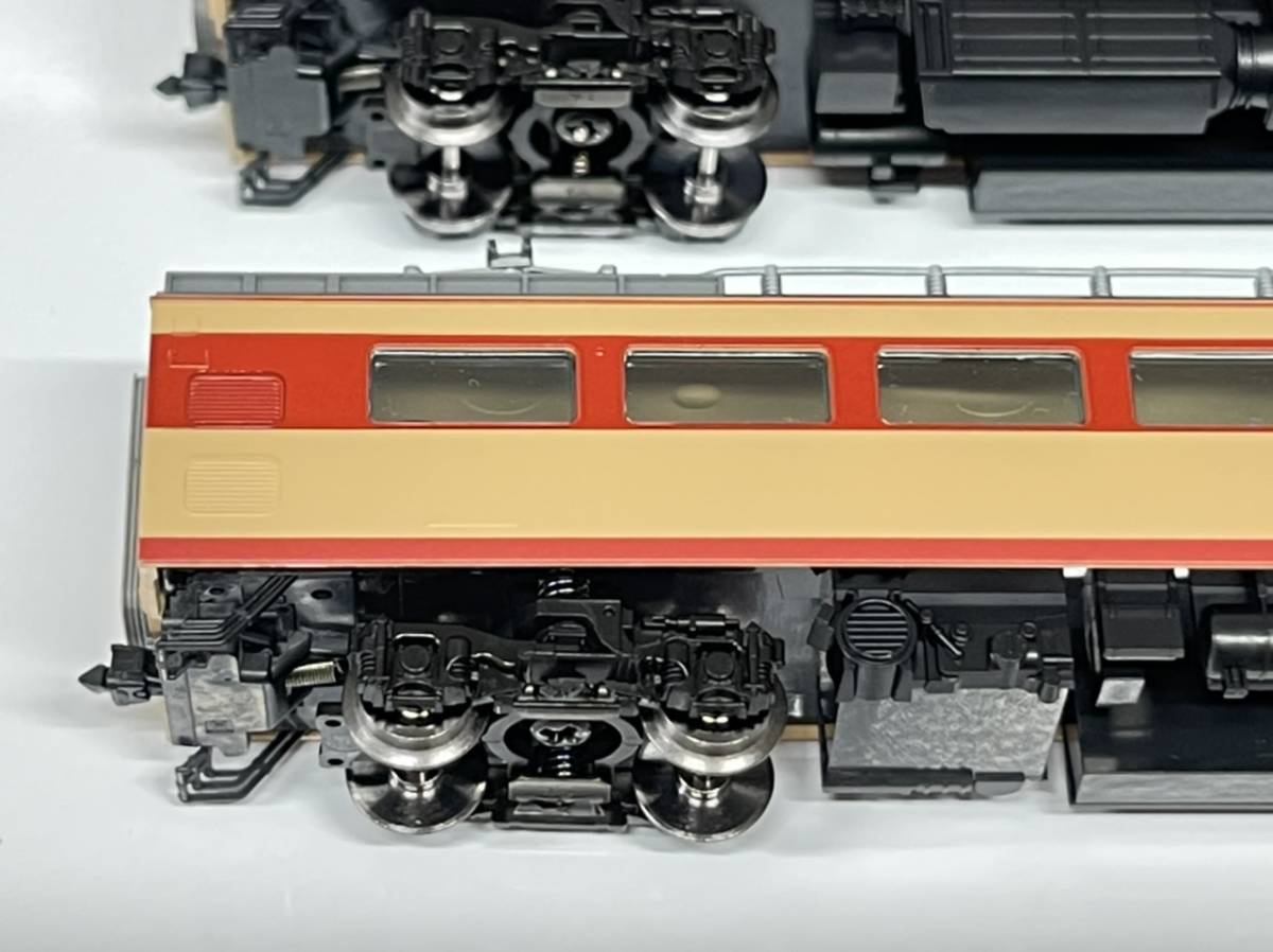 TOMIX トミックス 国鉄 485 系 ひたち 赤色 スカート モハ 484 モハ 485 0 番台 初期型 ガイシ 7本 T 車 ユニット 品番 98825 単品 バラシ_画像4