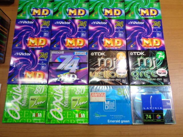 ★格安売切★未使用 MD まとめて42枚セット ミニディスク TDK Victor maxell AXIA DENON SONY ビクター アクシア マクセル 音楽 未開封品_画像3