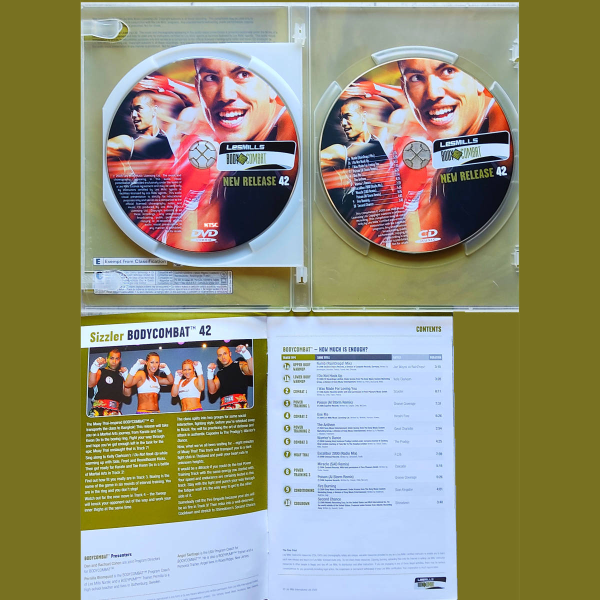 ボディコンバット 42 CD DVD LESMILLS BODYCOMBAT レスミルズ LESMILLS