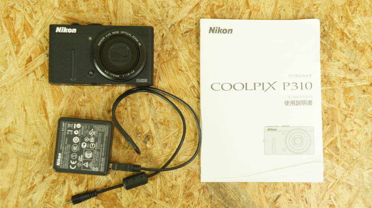 Nikon ニコン COOLPIX P310 クールピクス デジカメ ブラック ジャンク　現状品_画像1