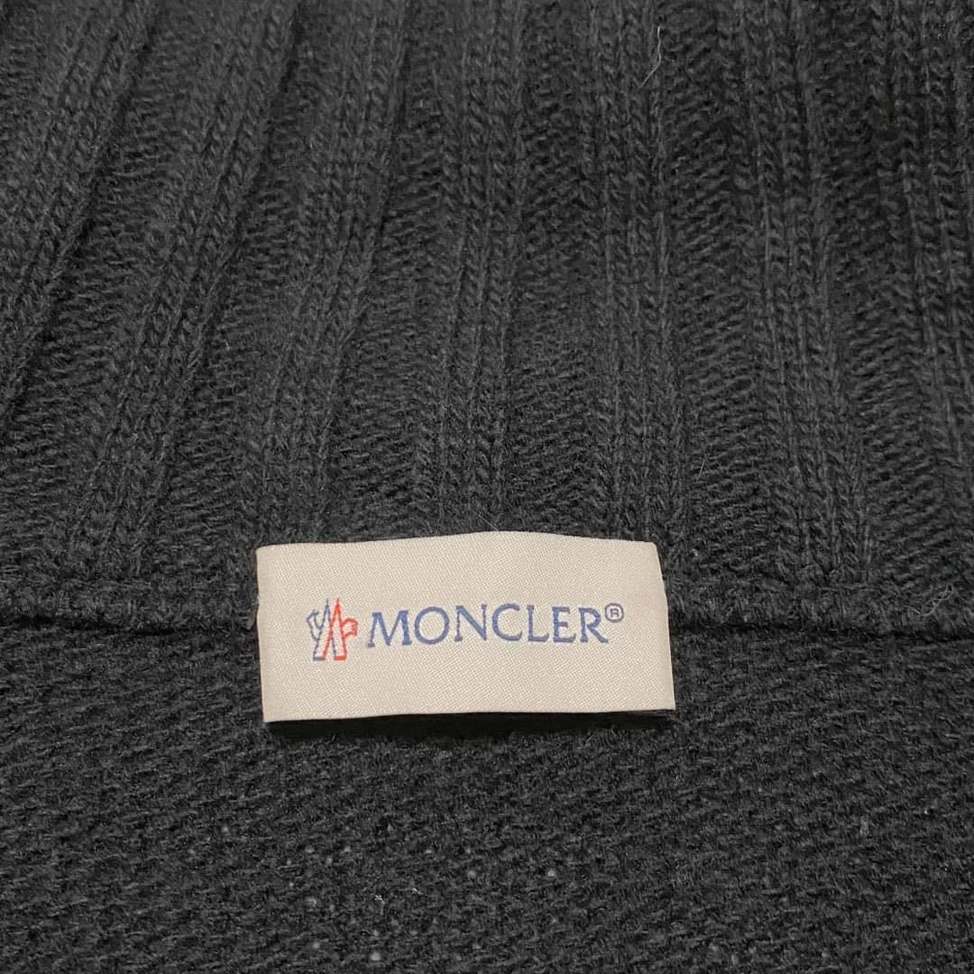 【破格最安値】MONCLER モンクレール ダウンジャケット ニット カーディガン ブラック XS_画像8