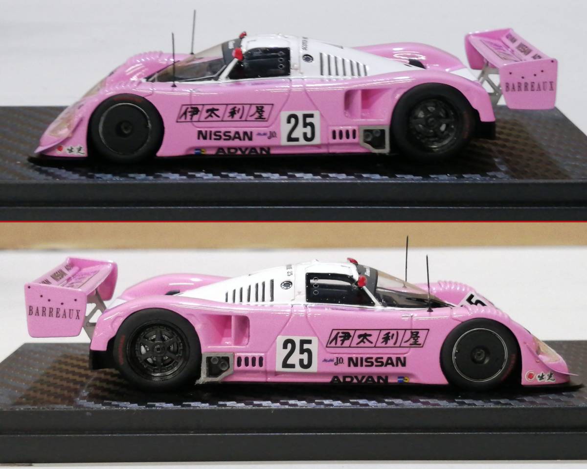 【同梱不可/ジャンク】ignition Model　1/43 伊太利屋 Sports R91VP Nissan (#25) 1991 JSPC　　和田 孝夫・岡田 秀樹 組/レーシングカー_画像2