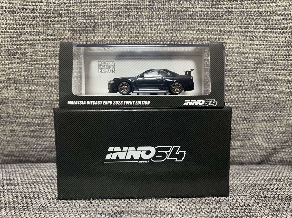 INNO 64 1/64 日産　スカイライン　SKYLINE GT-R (R34) Z-Tune FULL CARBON マレーシア　ダイキャスト　エキスポ　2023 イベント限定モデル_画像3