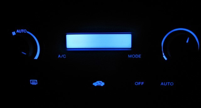 インスパイア UA4/UA5　エアコン照明用 LED 1臺分セット！ 純正ナビ無し車用 ブルー