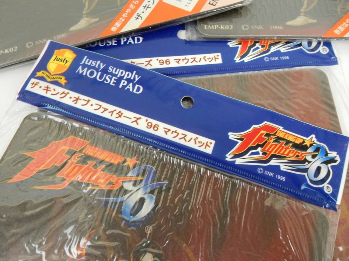 【justy】SNK THE KING OF FIGHTERS '96 ザ・キング・オブ・ファイターズ96 マウスパッド 未開封 5枚まとめ 中古品 JUNK 返品不可の画像3