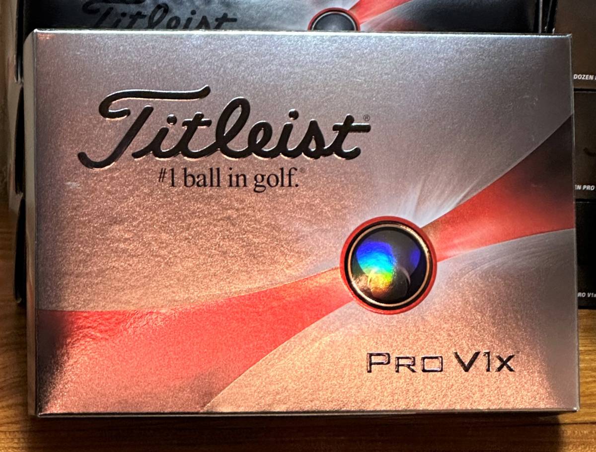 ☆新品・未使用品☆　10ダース＝120個セット!　タイトリスト Titleist NEW PRO V1x　_画像1