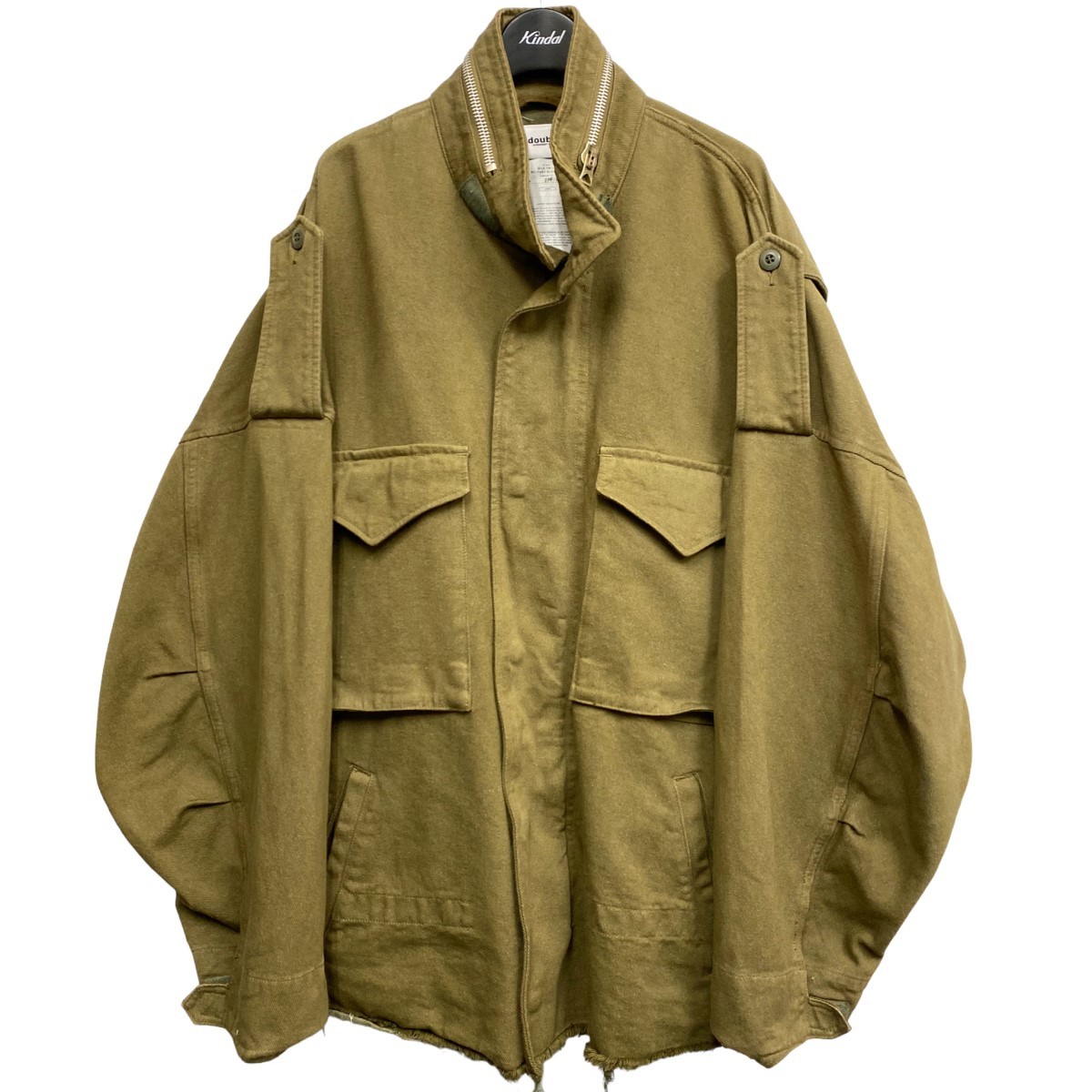 doublet　 22SS Silk Twill Military Blousonシルクミリタリーカットオフジャケット 商品番号：8069000096460_画像2