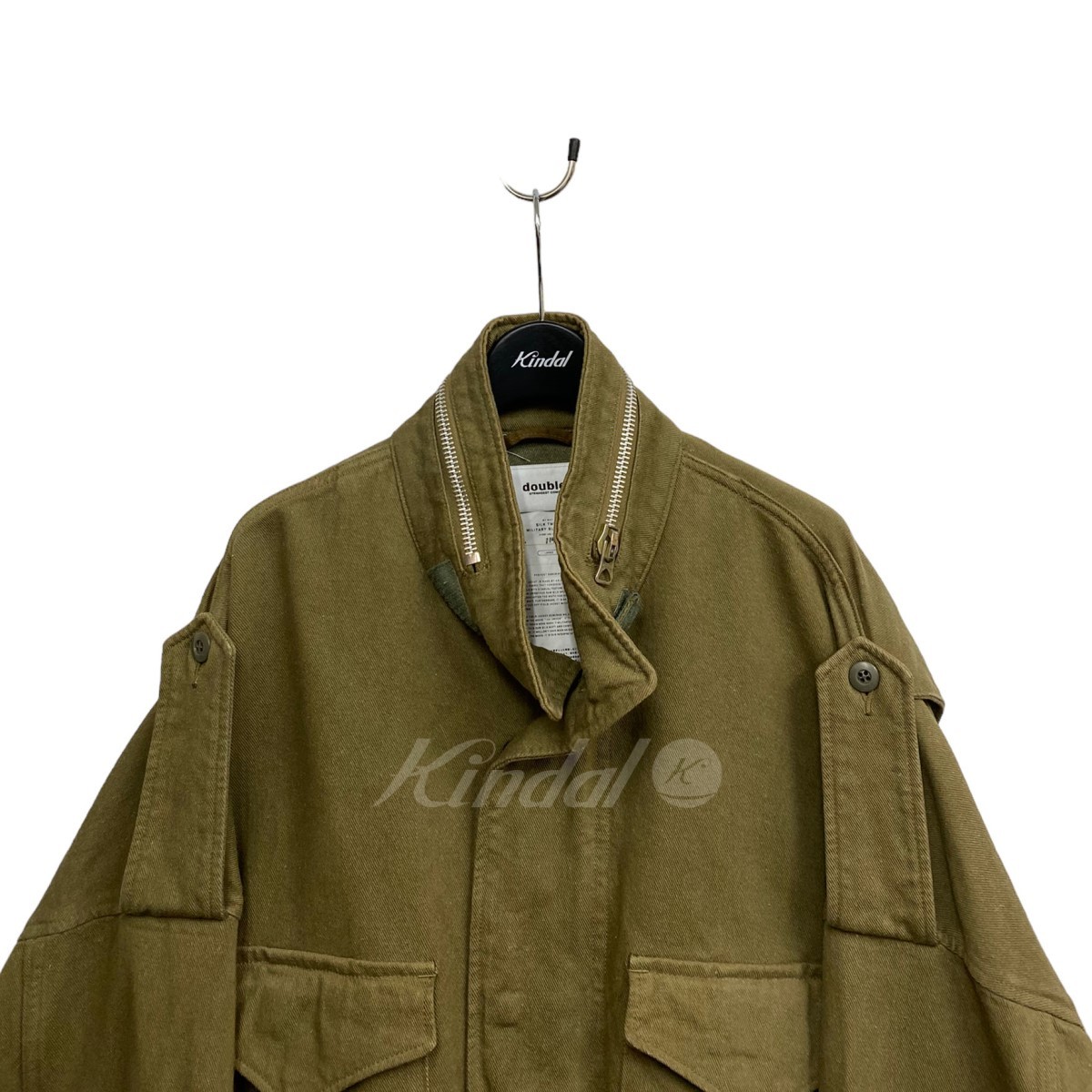 doublet　 22SS Silk Twill Military Blousonシルクミリタリーカットオフジャケット 商品番号：8069000096460_画像5