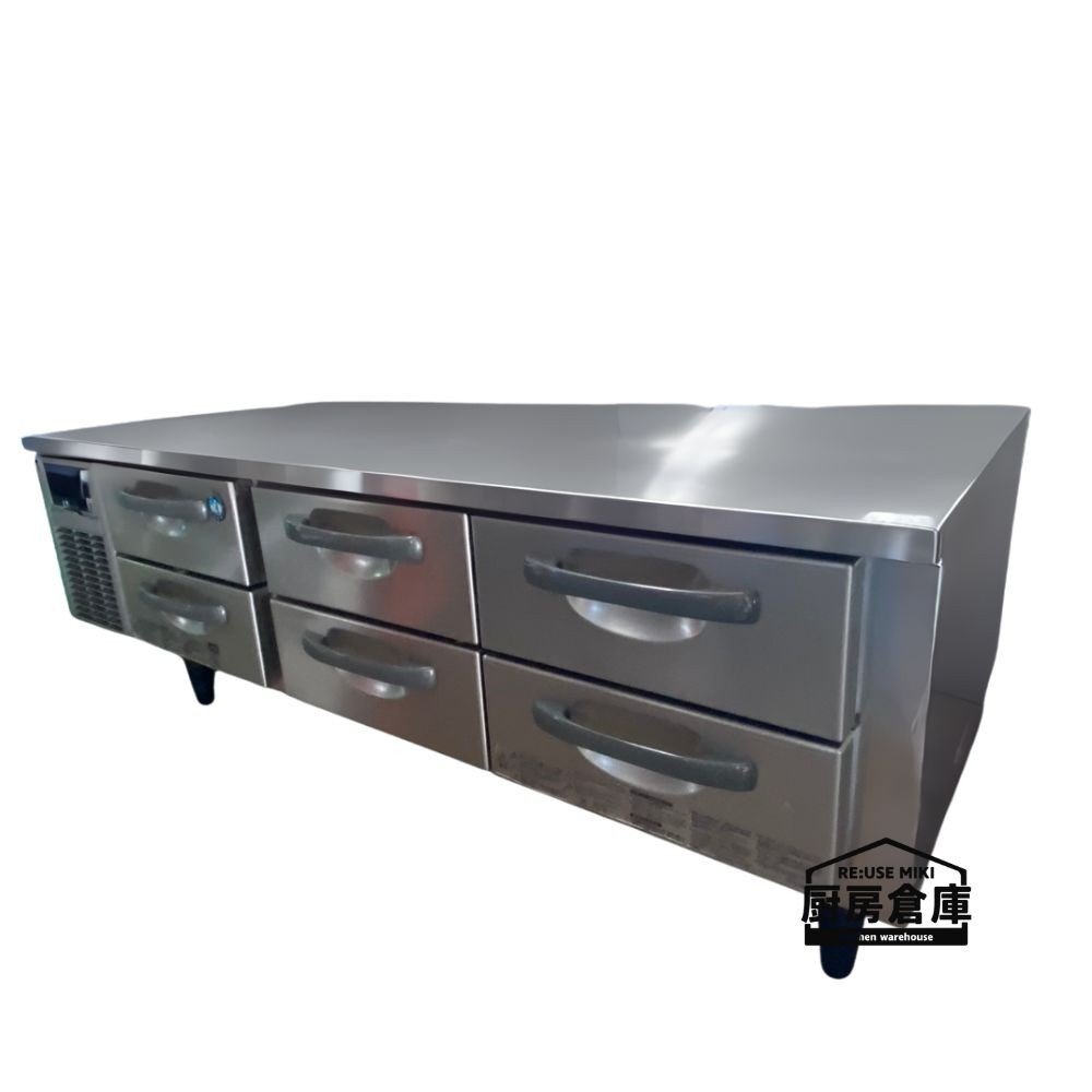 【中古】ホシザキ ドロワー式冷蔵庫 RTL-165DDF 幅1650×奥行750×高さ570mm 2018年製