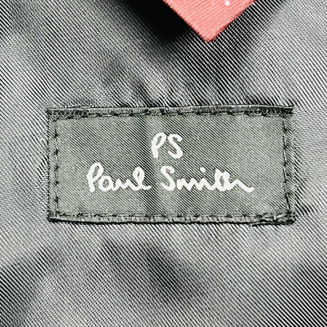 美品/希少XL【溢れる高級感】ポールスミス PS Paul Smith レザージャケット テーラードジャケット 牛革 本革 大きいサイズ_画像7