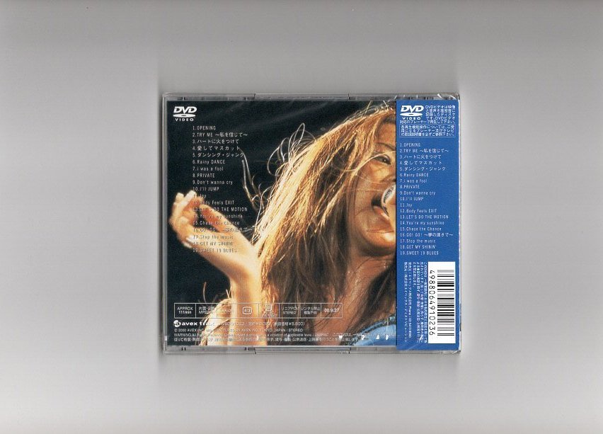 安室奈美恵 AMURO NAMIE FIRST ANNIVERSARY 1996 LIVE AT MARINE STADIUM DVD 初回発売分 未開封 未使用_画像2