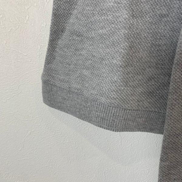 [KWT627] Calvin Klein 半袖ポロシャツ グレー メンズ M ポス_画像4