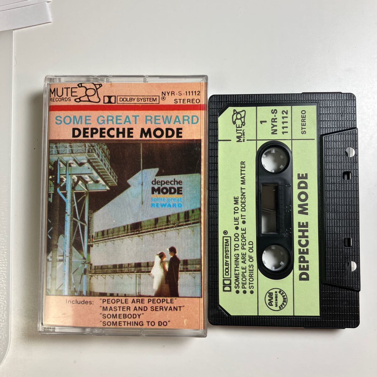 Depeche Mode Some Great Reward ドルビー録音 NYR-S-11112 カセットテープ 　中古