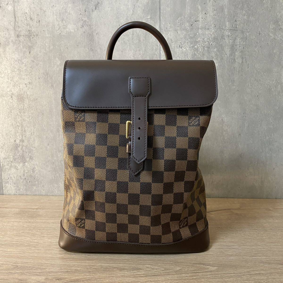 LOUISVUITTON ルイヴィトン ダミエ ソーホー リュックサック 美品