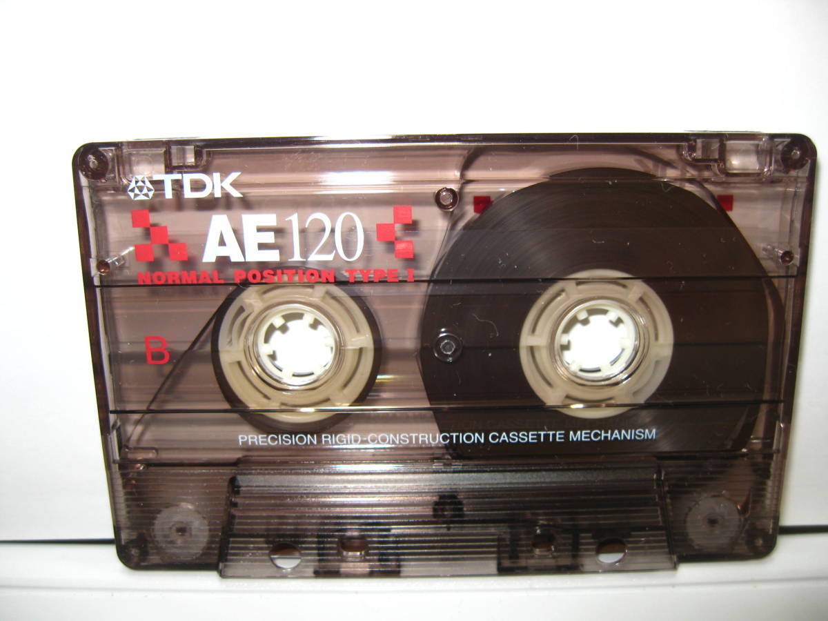 使用済み　中古　カセットテープ　TDK　AE120　Type1　ノーマル　120分　1本　爪あり　No79_画像1