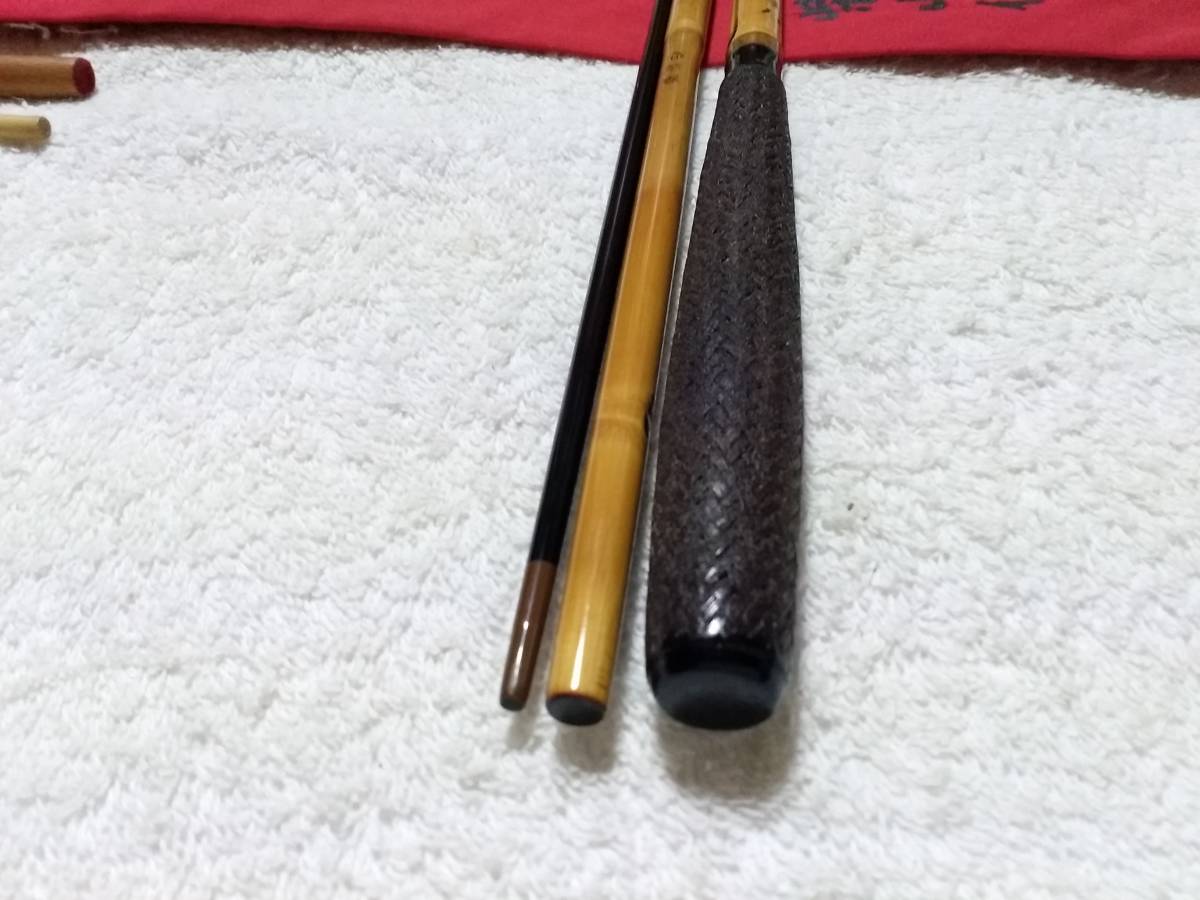 【売り切り御免!】 合成竿 竿春 紫山作 冴 二刀 8.1尺 超美品?ですが(ヘラブナ竿 ヘラブナ竿