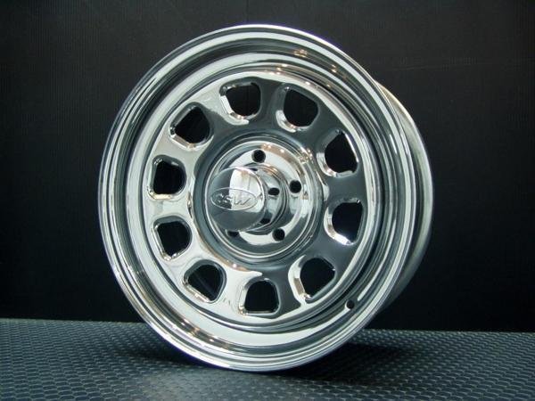 デイトナ 16インチ タイヤホイールセット 4本 TSW DAYTONA クローム 16X7J+35 5穴114.3 GOODYEAR E-GRIP EG01 215/60R16_画像4