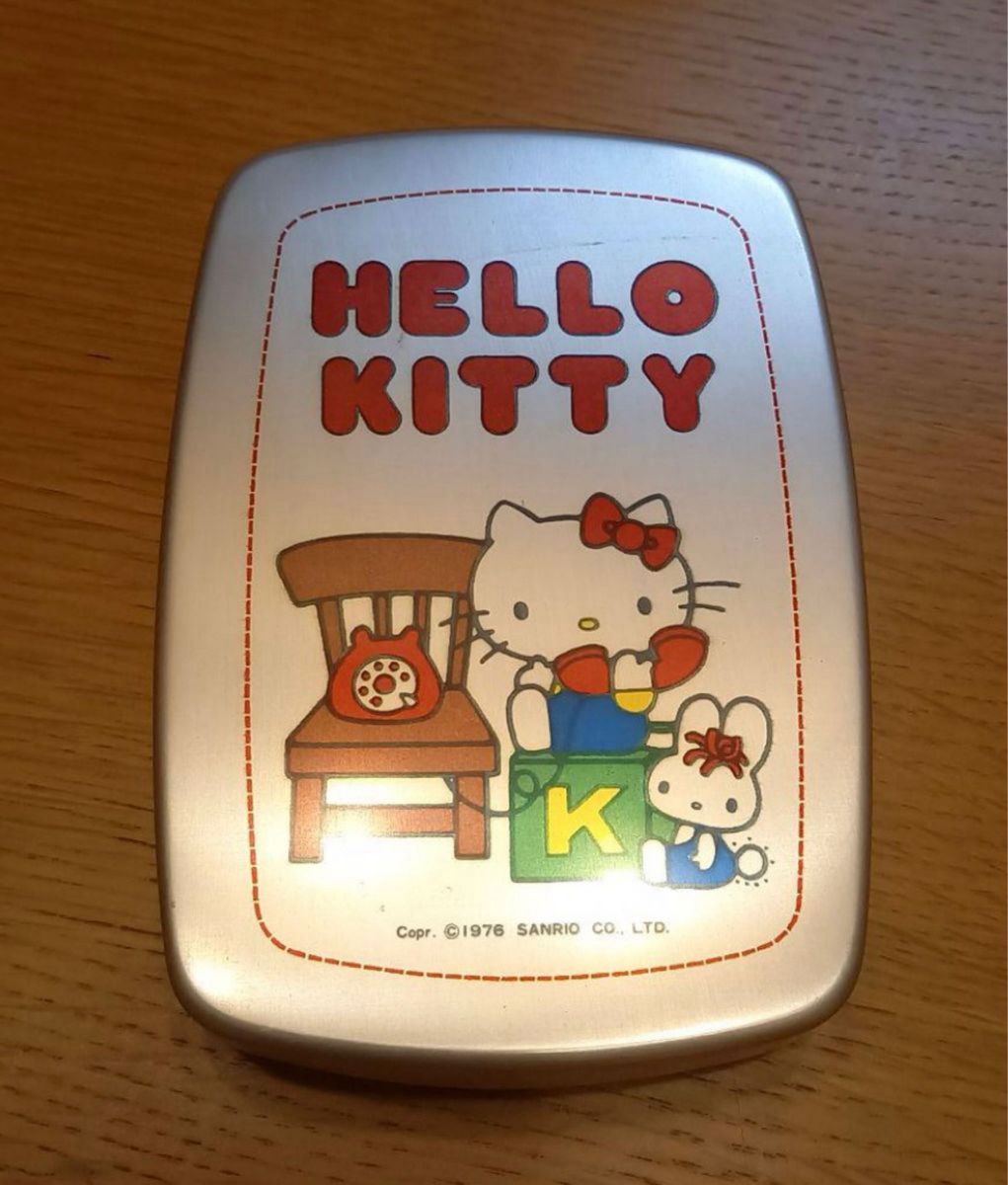 キティ サンリオ アルミ弁当箱 レトロ レア 未使用品 当時物 キティ サンリオ アルミ弁当箱 レトロ レア 未使用品 当時物