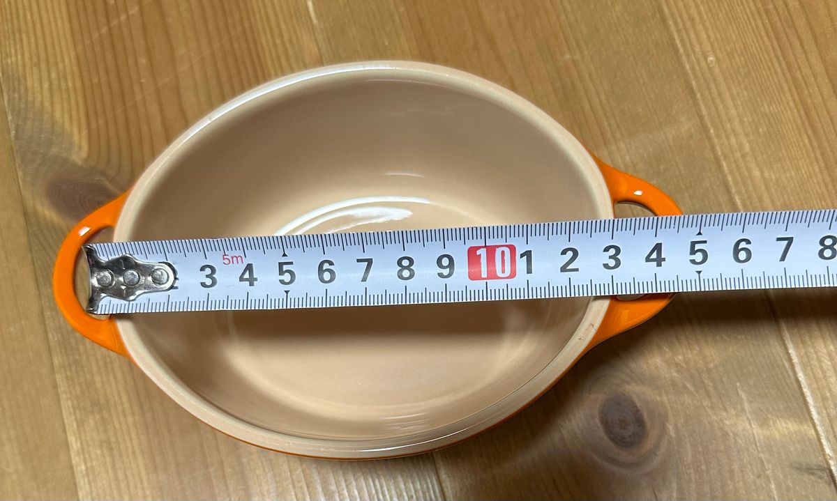 Le Creusetの「【ル・クルーゼ】グラタン皿 未使用 オレンジ Le Creusetの「【ル・クルーゼ】グラタン皿 未使用 オレンジ