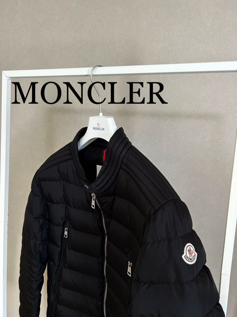 モンクレール MONCLER AMIOT 定番ライダースダウン size5 正規品