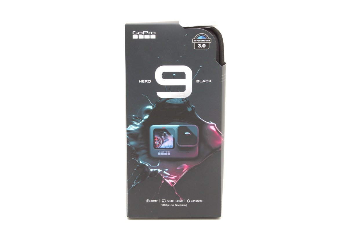 1D271☆ゴープロ Go Pro☆ アクションカメラ HERO 9 SDカード 32GB付 未使用品【ニューポーン】