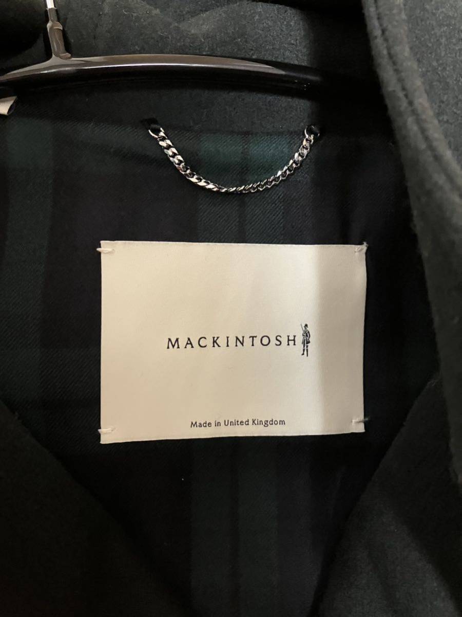 22AW 即完売品 MACKINTOSH マッキントッシュ EDIFICE別注 HUMBIE ダッフル ライトメルトン ダッフルコート ダークグリーン 36_画像6