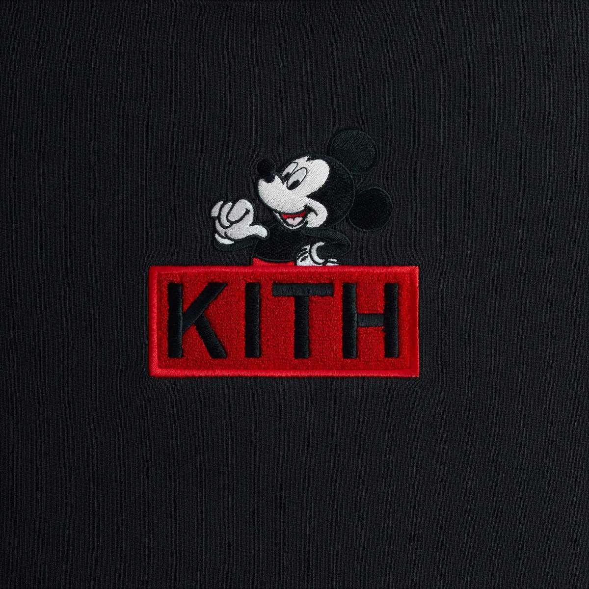 Disney Kith Mickey & Friends Cyber Monday Mickey Classic Logo Hoodie Black L キス ディズニー ミッキー ボックス ロゴ フーディー_画像3