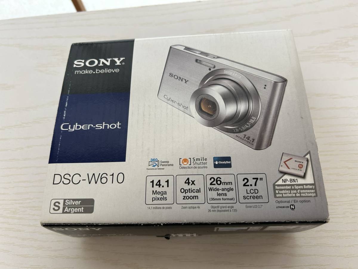 【中古動作品】Sony Cyber-shot DSC-W610 Silver US版製品 ソニー サイバーショット 動作確認済_画像2