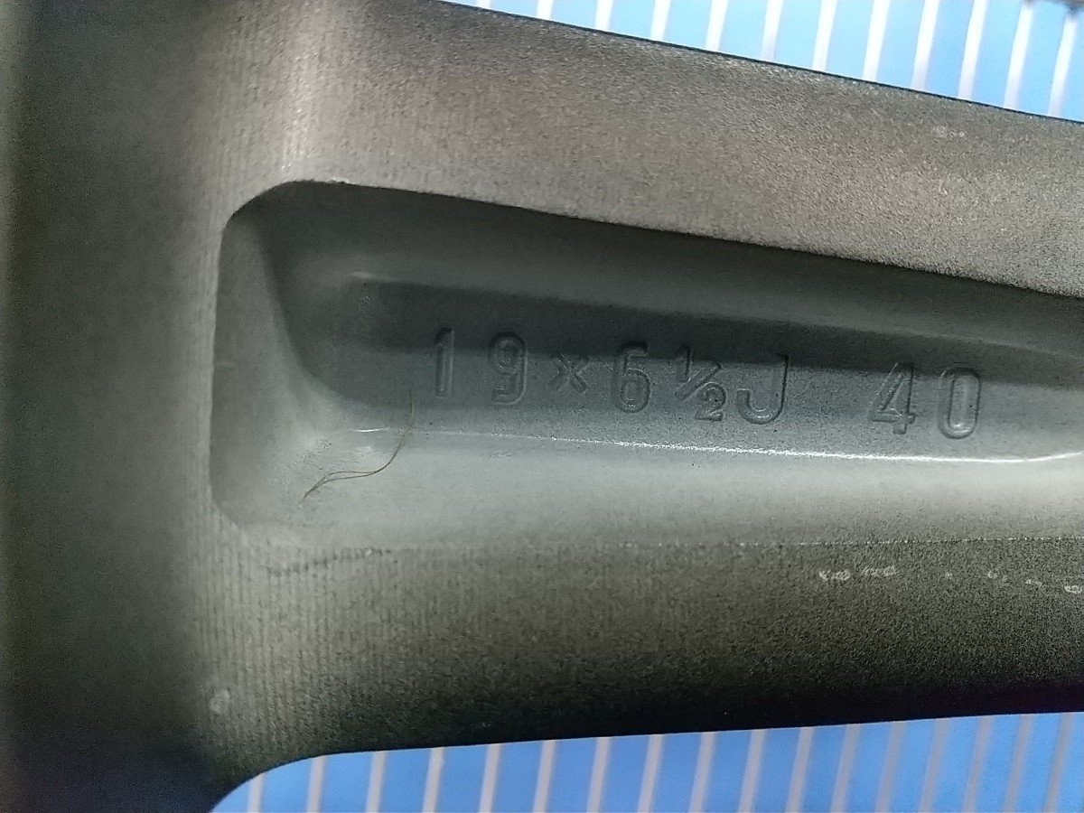 1円開始】60系プリウスPHEV純正ホイール○19インチ6.5J+40 5穴PCD114