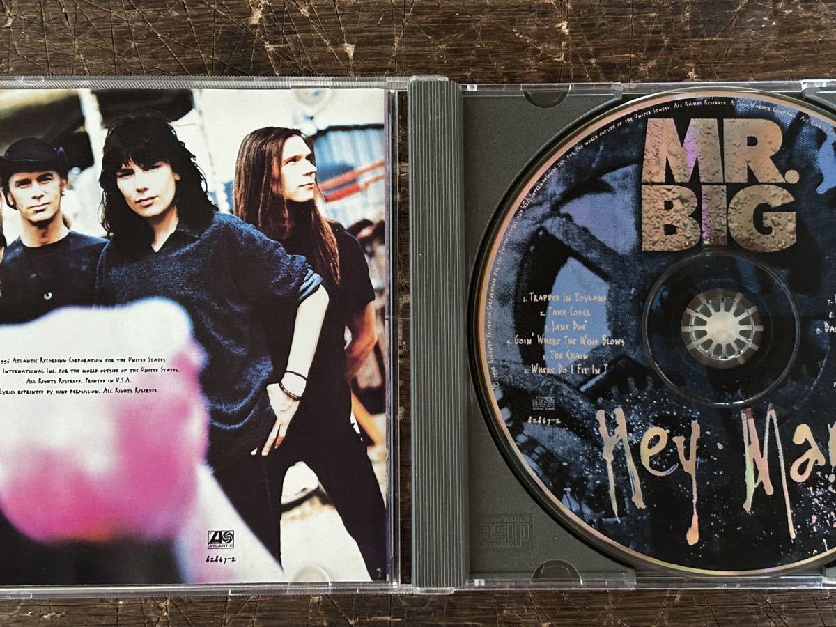 [CD]Mr. Big ミスター・ビッグ / Hey Man ヘイ・マン Bump Aheadから2年4ヶ月 4th ヒット曲Take Cover収録 オリコンチャート初登場1位!_画像3