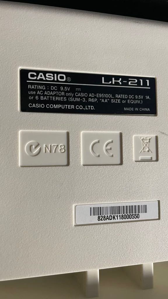 CASIO カシオ キーボード 電子キーボード LK-211_画像6