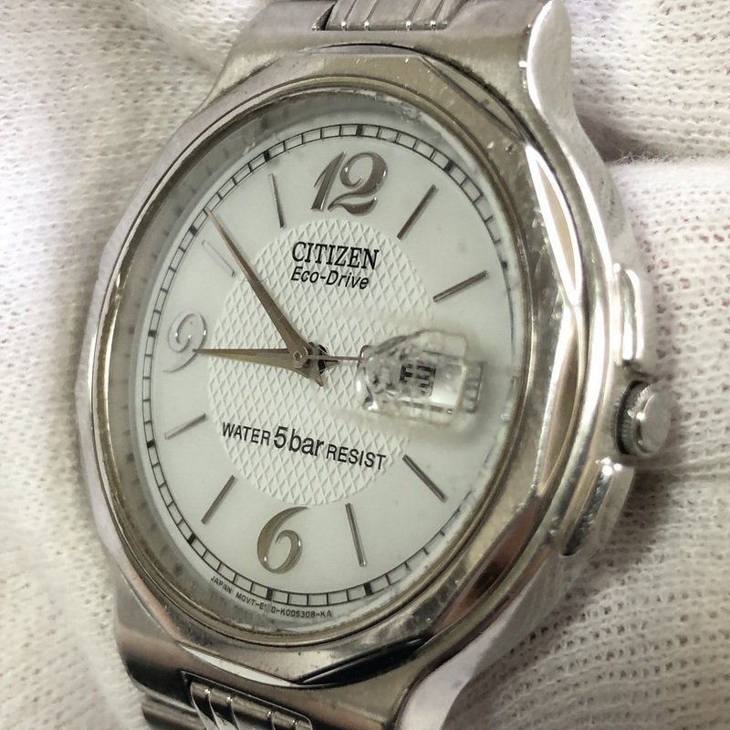 稼働品 CITIZEN フリーサイズ シチズン エコドライブ ソーラー 腕時計 メンズ リストウォッチ E100-K003334 デイデイト IW311AT07CTZ//_画像2