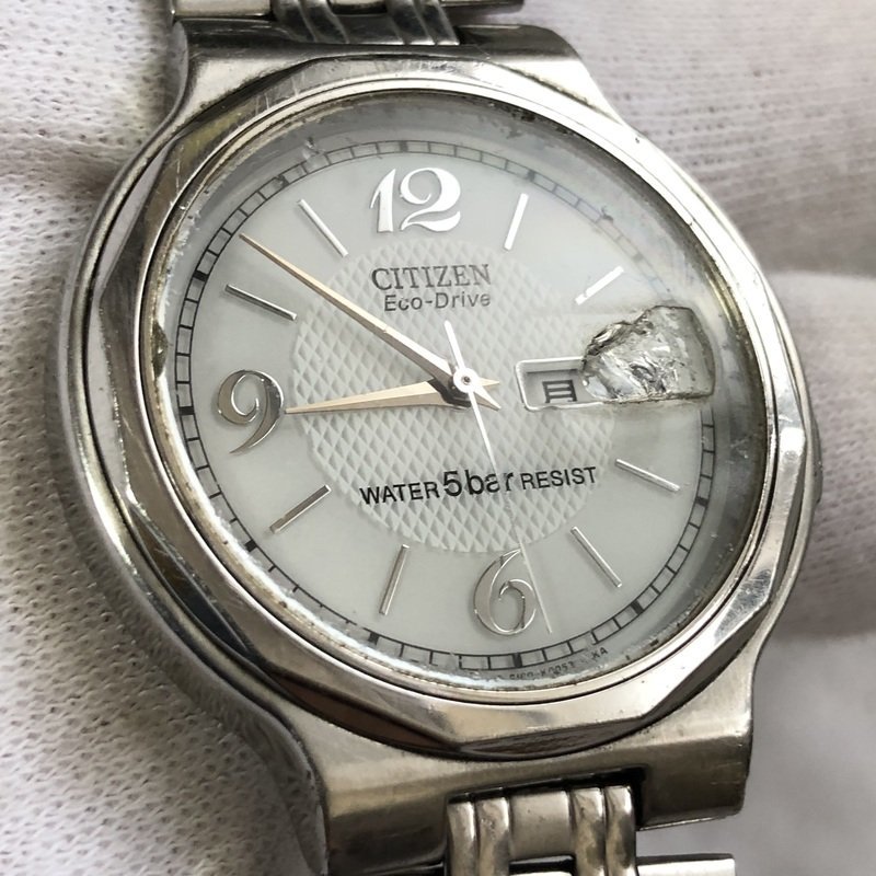 稼働品 CITIZEN フリーサイズ シチズン エコドライブ ソーラー 腕時計 メンズ リストウォッチ E100-K003334 デイデイト IW311AT07CTZ//_画像3