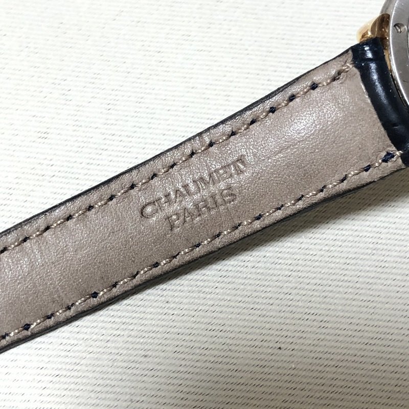  operation CHAUMET Chaumet diamond gyo-she18K<750> OR-ACIER original belt lady's quarts wristwatch IW311BT05CHM