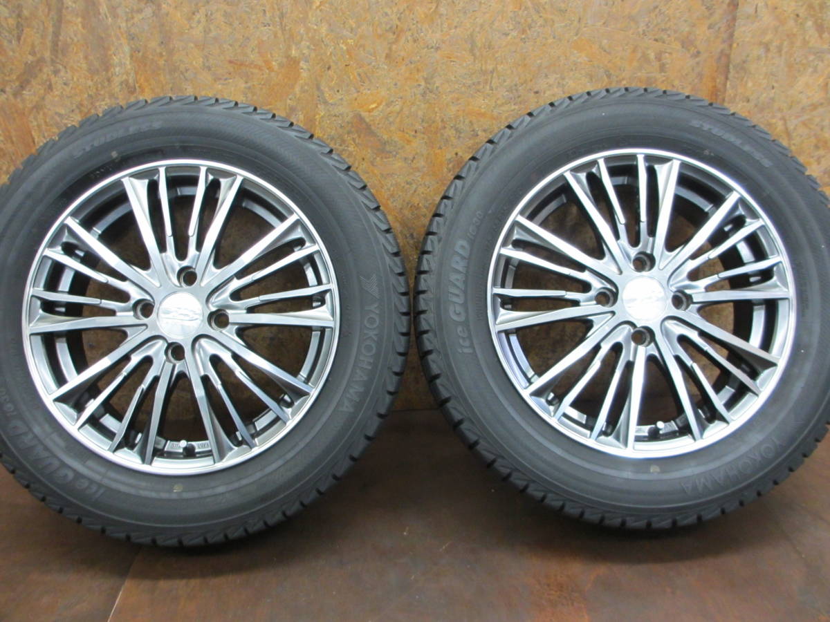 ★MiD BROCKEN DS45 + スタッドレス YOKOHAMA iceGUARD iG30 175/65R15 4本セット[アクア シエンタ ヴィッツ ノート フィット フリード]_画像5