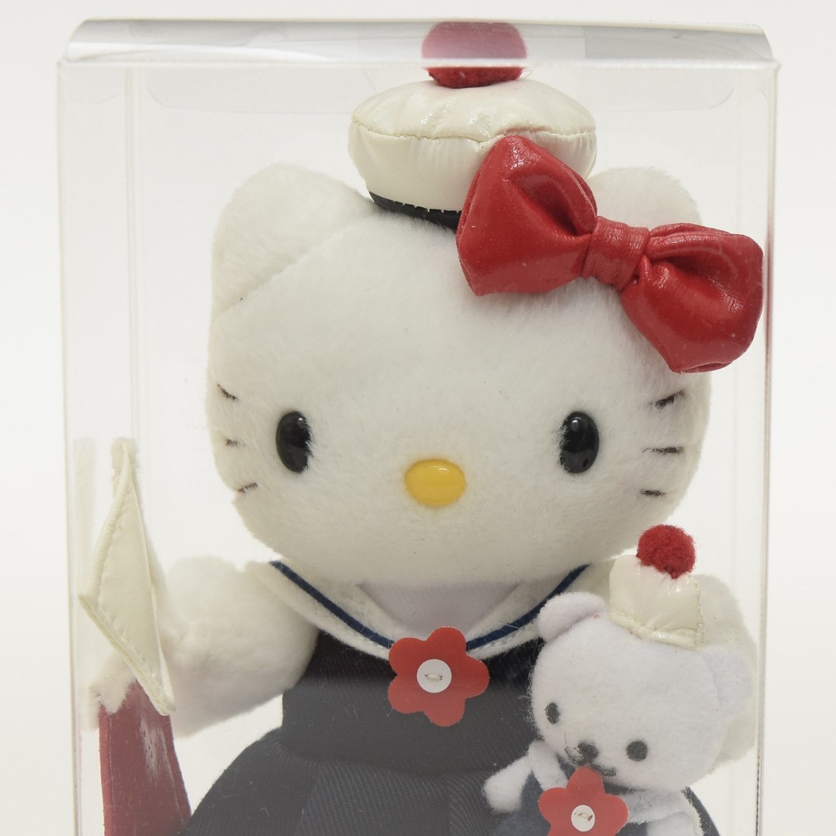 ★494838 未開封品 Sanrio ハローキティ ポイントドール 3種セット サンリオショップ New ユニフォーム チアガール 制服 ぬいぐるみ_画像4