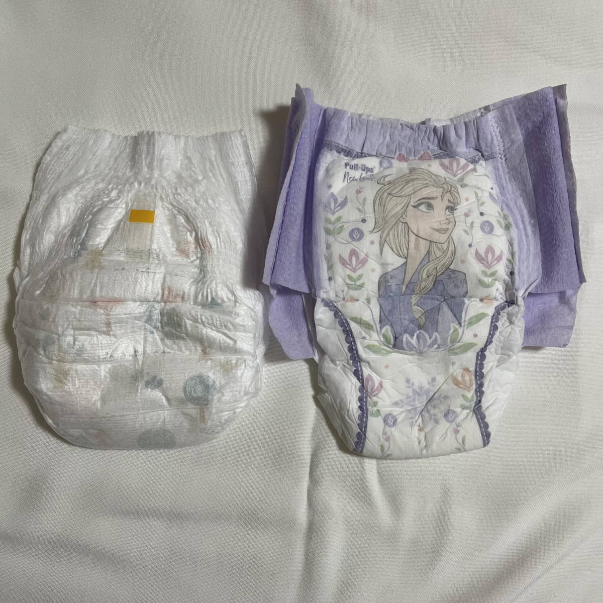 【海外の紙おむつ】Pull-Ups トレーニングパンツ アナ雪デザイン 女の子用 1パック(14枚)【ABDL】_画像4