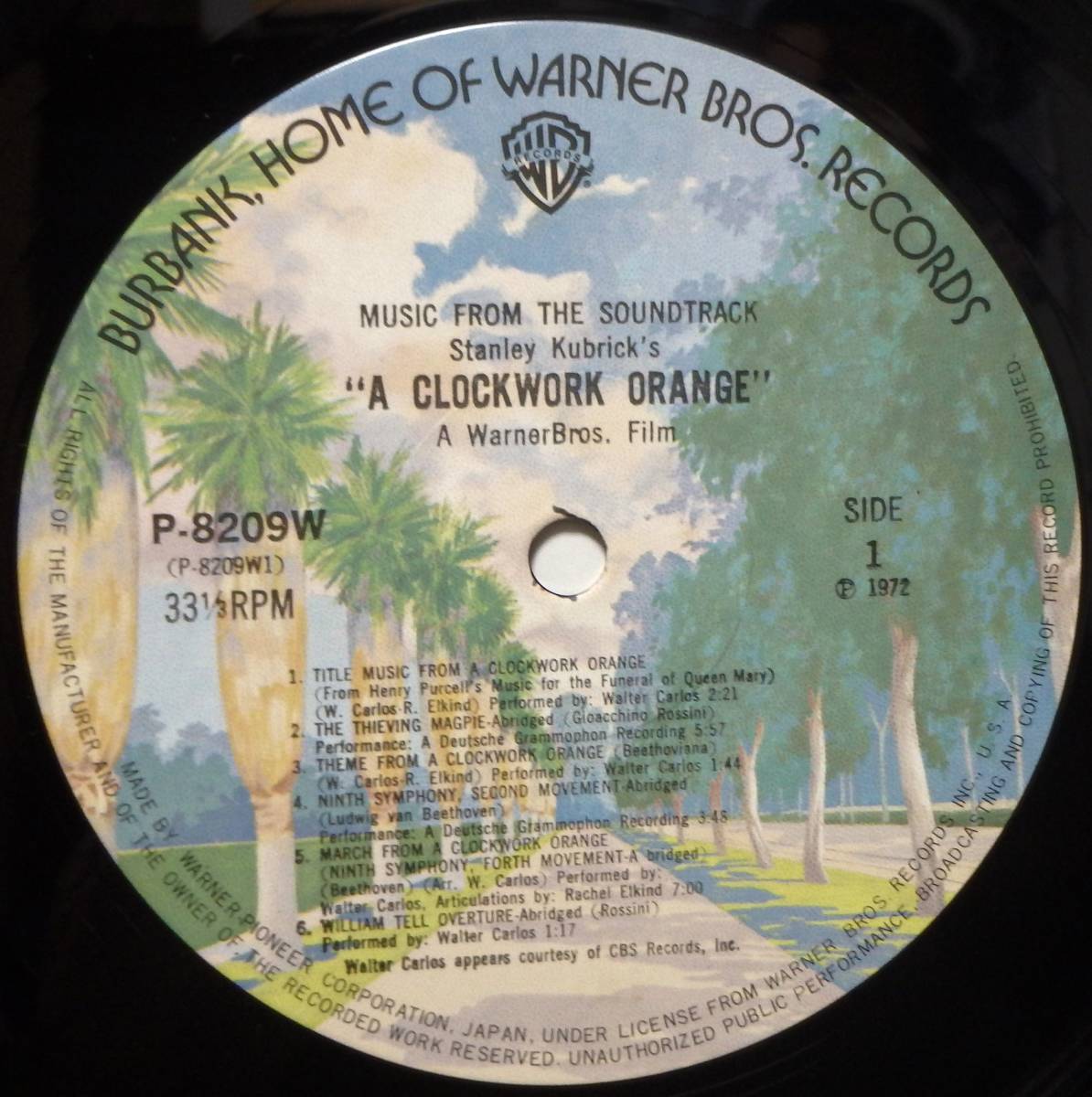 ST038 V.A. Clockwork Orange 75 JPN 帯 Reissue サウンドトラック/エクスペリメンタル/クラシカル