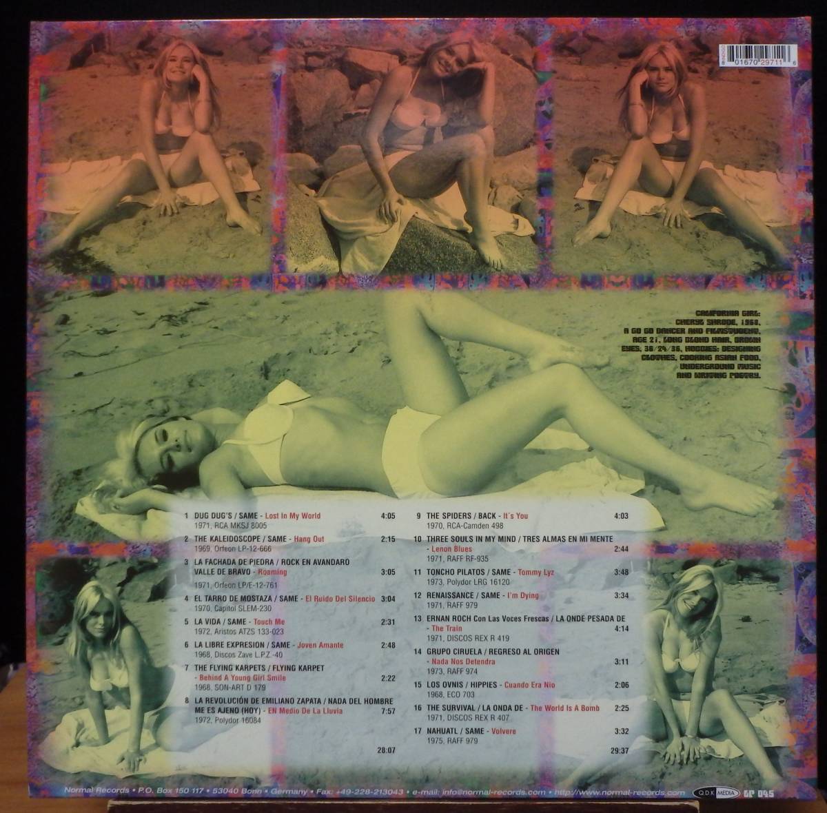 【VPS007】V.A.(サイケ)「Love, Peace & Poetry (Mexican Psychedelic Music)」, 2004 GERMANY Compilation　★サイケ/ハード・ロック_画像2
