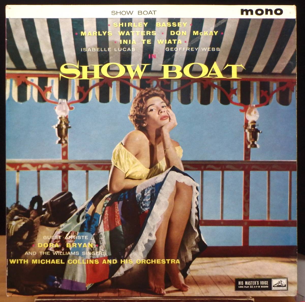 【ST053】V.A.「Show Boat」, 59 UK mono Original　★ミュージカル/シャーリー・バッシー_画像1