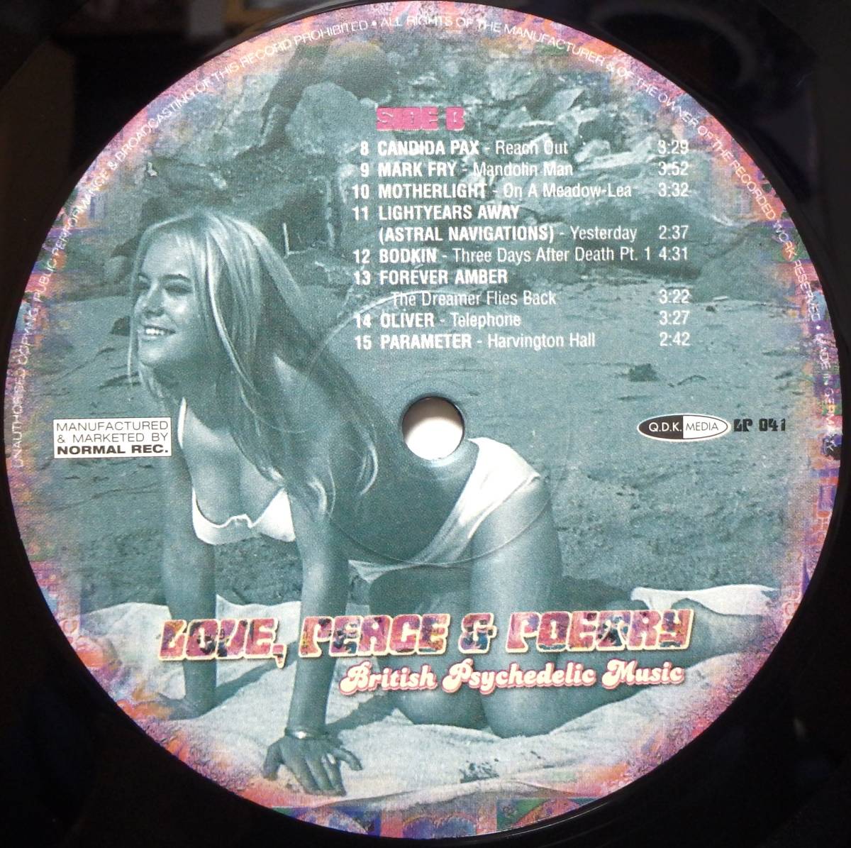 【VPS005】V.A.(サイケ)「Love, Peace & Poetry (British Psychedelic Music)」, 2001 GERMANY Comp.　★サイケ/プログレ/フォーク/ハード_画像7